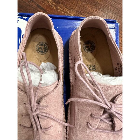 Birkenstock Lavender Gary flats with Suede Upper 38 NARROW - Picture 6 of 9